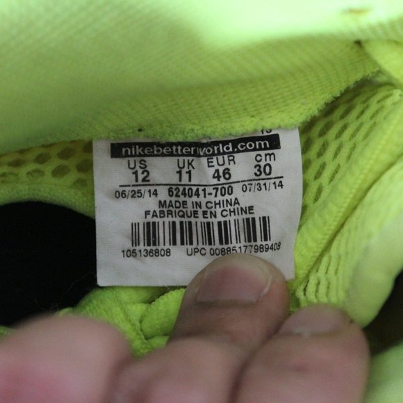 Nike Air Foamposite Pro Volt Neon Yellow N253 - Picture 8 of 8
